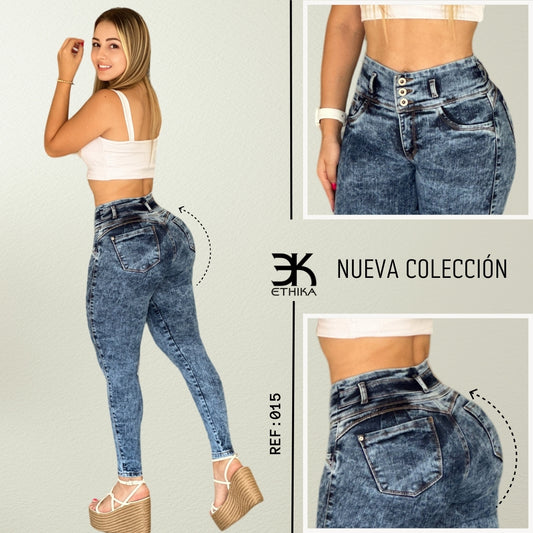 JEANS 3 BOTONES AZUL FROSTER REF:015