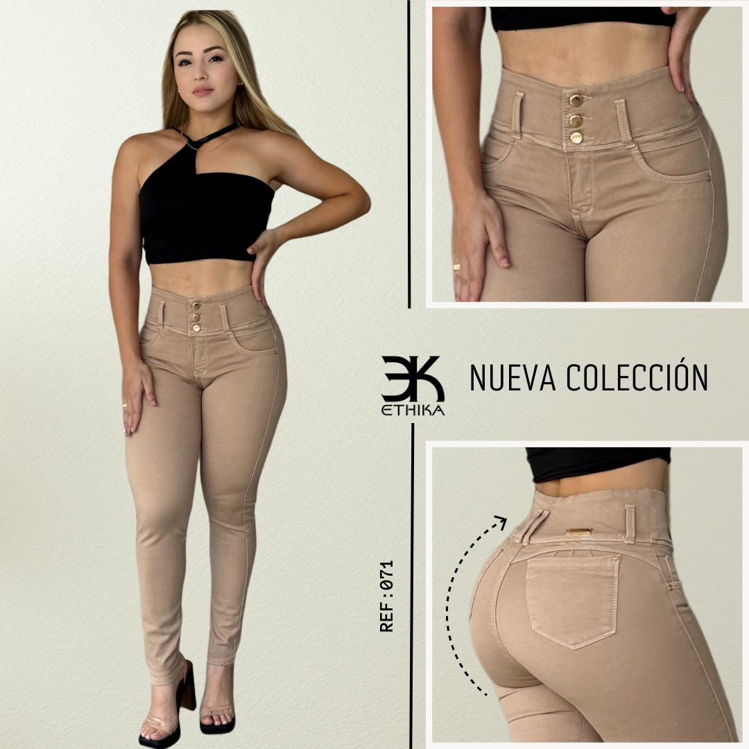 JEANS BEIS DAMA DE 3 BOTONES RF:071